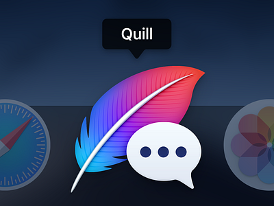 Quill chat icon macos