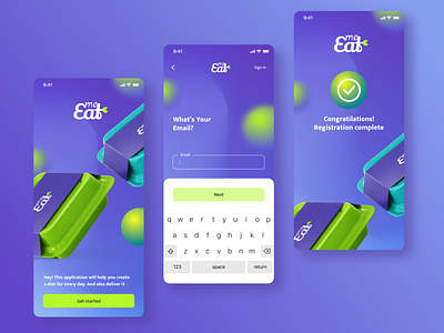 Eat me - Sign Up app branding design figma graphic design illustration logo mobile product design register sign up ui ux