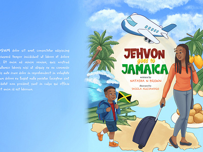 Jevhon Goes To Jamaica children book illustration childrens book childrens illustration illustration kidlitart kidlitillustration