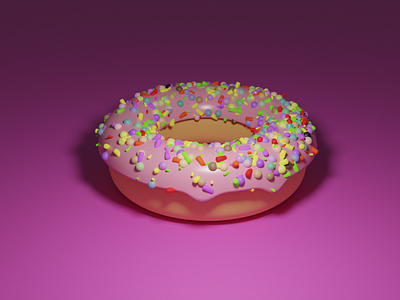 Thanks to Blender Guru 3d blender