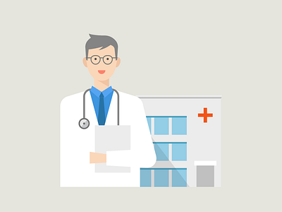 Doctor character doctor illustration vector