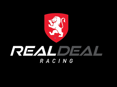 Real Deal logo branding cycling identity lion logo team