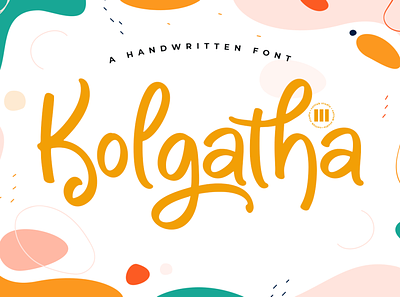 Kolgatha - A Handwritten Font beach bold font brush font canva font colllab colllab studio creative creative market design font fun font illustration logo type typeface typography ui web webfont