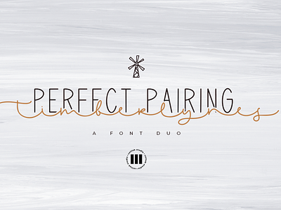 Timberlynes | A Pairing Font Duo