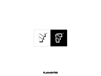 Flagmented Logo branding design graphic design logo