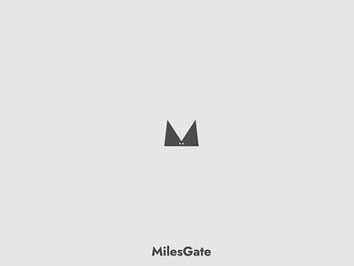 MilesGate Logo branding color design graphic design logo m letter logo milesgate logo vector