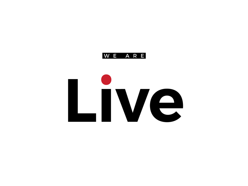 We Are Live animation camera gif graphic design icon india live minimal montserrat record