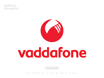Vodafone — abSurd Thoughts 👳🏻 art ashke balle bhangra culture design diljit dosanjh doodles graphic design hutch icon illustration india jaspreet singh mohindra logo punjab punjabi turban typography vodafone