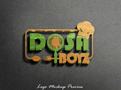 Dosa Boyz- A South Indian Food Restaurant in US branding design dosa food icon illustration indian logo resturants typography ux vector