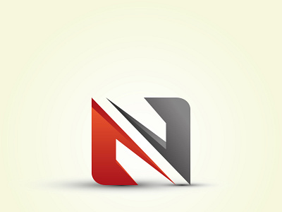 N Letter in 3D 3d branding graphic design logo motion graphics