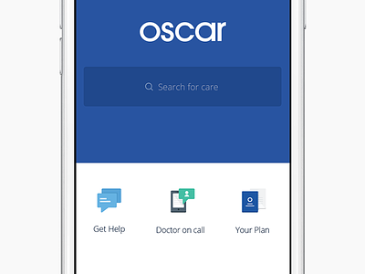 Oscar iOS App health health insurance healthcare illustration ios oscar product design user interface
