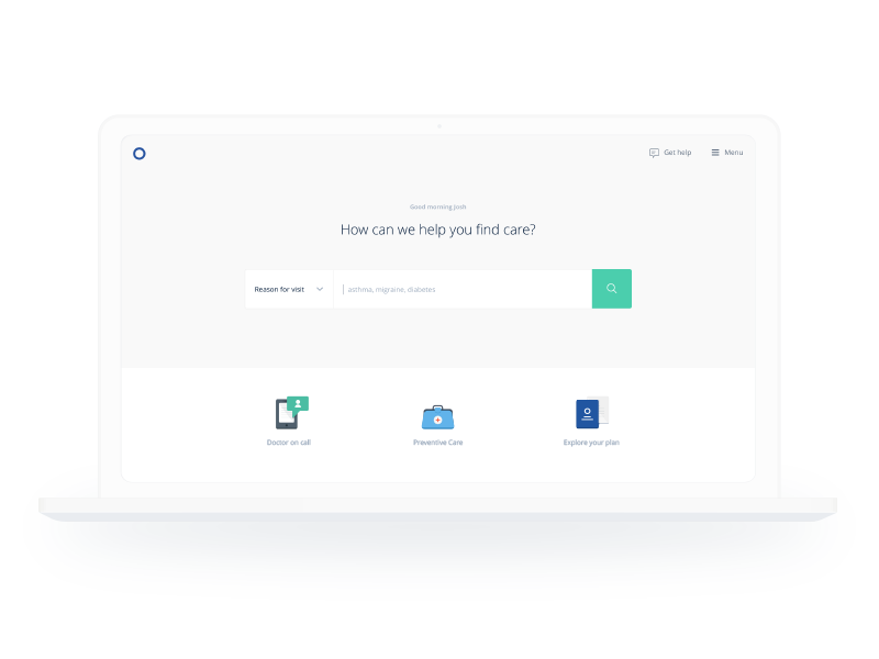 Search by Josh Long for Oscar Health on Dribbble