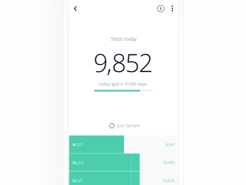 Steps by Josh Long for Oscar Health on Dribbble