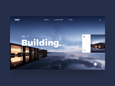 Website concept for Veer 04