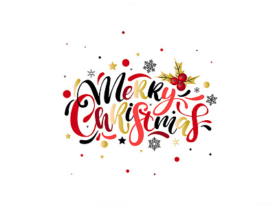 Merry Christmas! christmas drawn hand lettering merry type