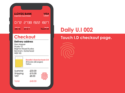 002 daily ui - credit card checkout