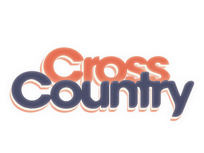 Cross Country Logo Design 2 branding design graphic design logo typography