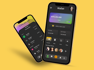 New Design Mobile Wallet App Design app branding design ui ux