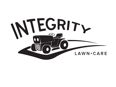 Integrity logo (v2) lawn care lawn mower logo nashville