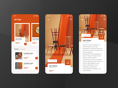 A furniture application design exercise No.2