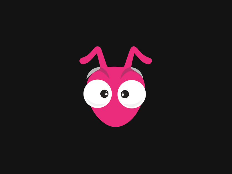 Ant Expressions animation ant color expressions eyes face gif logo mood ride