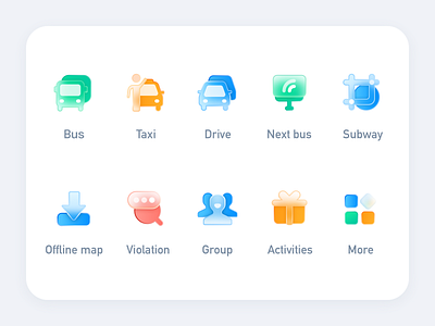 Test——Transportation icons