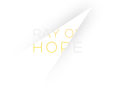 Ray of Hope Logo Concept (Charitable Organisation) charity icon logo symbol