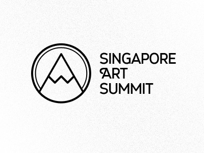 Singapore Art Summit icon logo typography