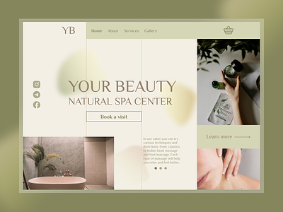 YourBeauty. Website for Natural Spa Center