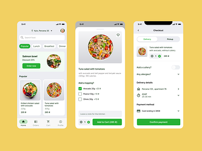 Food delivery app