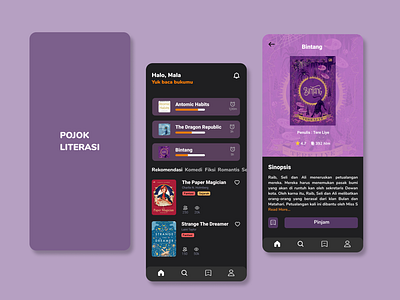 Digital Literasi app ui