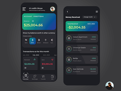 Banking App Design