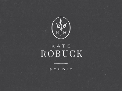 Kate Roebuck Studio branding floral identity logo monogram texture