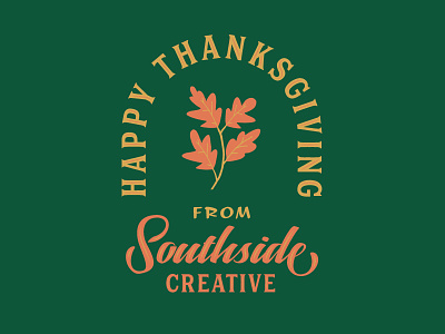 Happy Thanksgiving badge fall illustration lettering logo thanksgiving typography