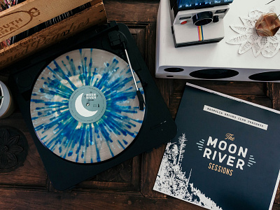 The Moon River Sessions branding chattanooga design festival illustration moonriver