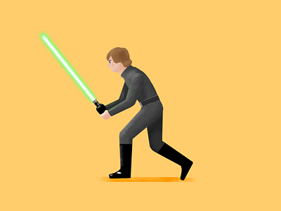 Luke Skywalker character digital fanart illustration luke procreate skywalker star wars starwars