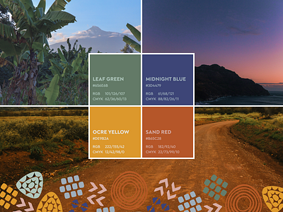 The colors of Macenta, Guinea brand brandbook branding cmyk color colorful colors colour guidelines hex inspiration muted names nature palette photo rgb scheme tone tones