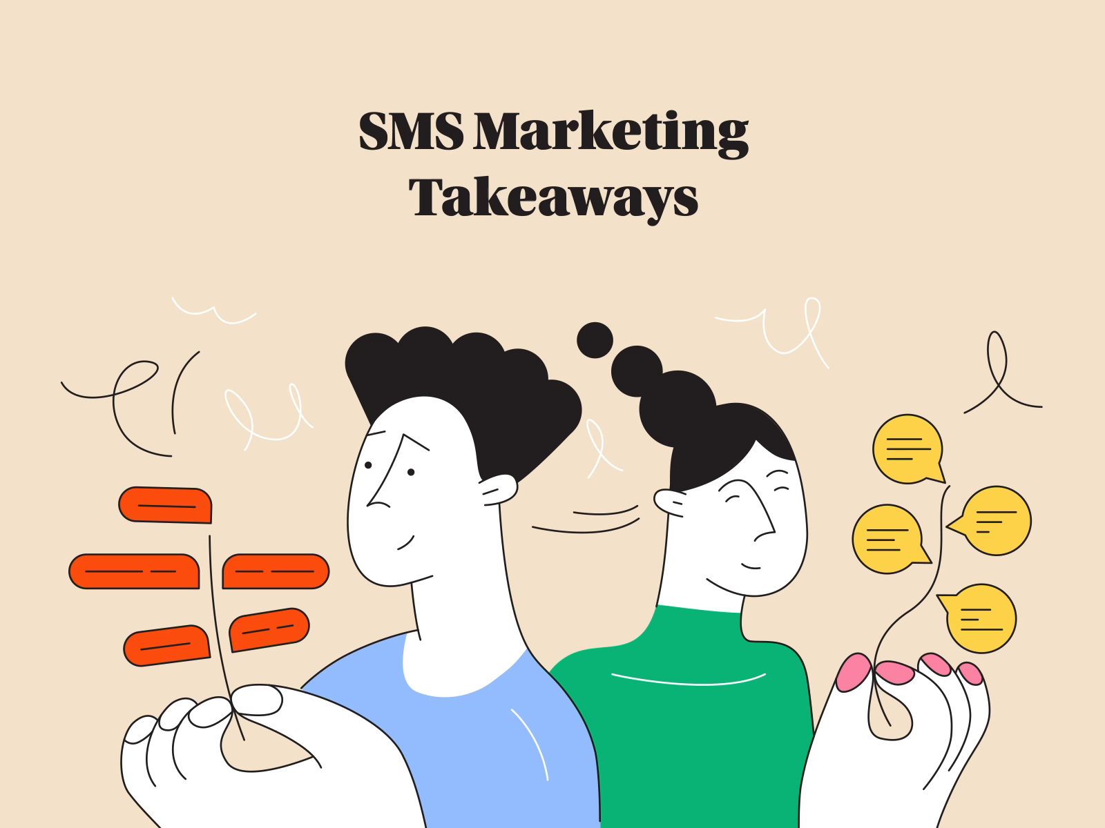 SMS Marketing Takeaways by NOPE Creative on Dribbble