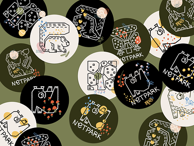 Branded Stickers for Netpark