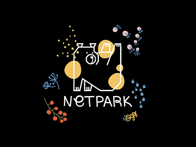 Netpark Logo Design branding design fun illustration logo minimal ui vector