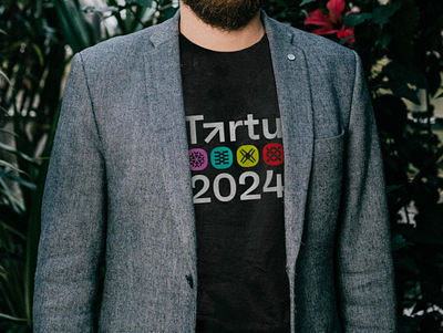 Tartu 2024 t-shirt design apparel branding estonia europe graphic design logo rebrand shirt swag tartu tshirt