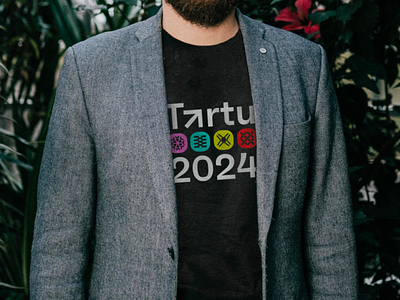 Tartu 2024 t-shirt design apparel branding estonia europe graphic design logo rebrand shirt swag tartu tshirt