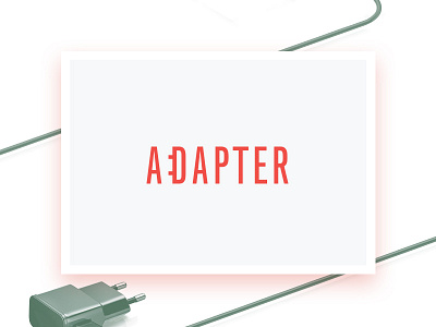 ADAPTER adapt brand branding design identity logo university