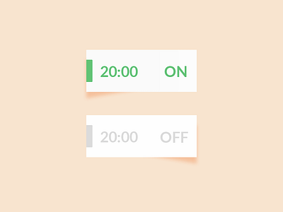 toggle button flip off on options sticker sticky toggle ui