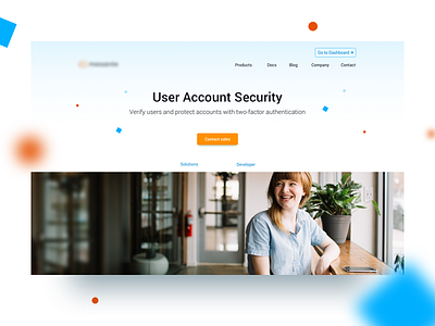 SMS Service company web account authentication connecting developer security sms ui users ux verify web