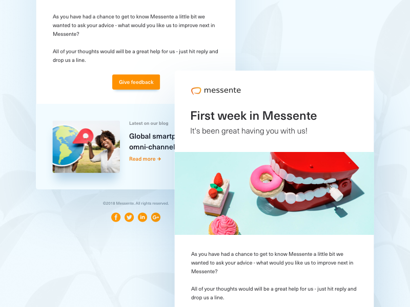 You got mail ✉️ notification news corporate uiux web template e-mail