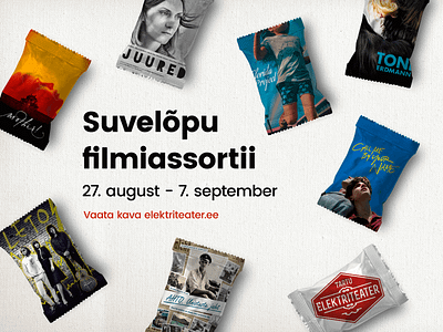 Quality film assortment 🍬 advertisement film graphic design marketing movies poster print theater