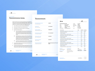 A sensitive business 🌷 brand branding clean document invoice layout pdf template word