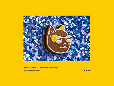 Meowwy Christmas! 3d animation brand card cat christmas design development effect gingerbread hover icing illustration landing layers minimal site snow web webflow