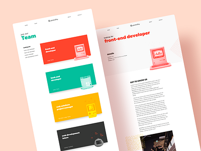 🥈 branding bunny clean design hiring illustration landing minimal snake typography ui ux web